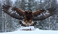 Atterrissage au millimètre pour ce jeune aigle  